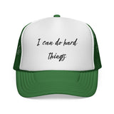I Can Do Hard Things Trucker Hat — Motivational Mesh Cap