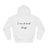 'I can do hard things' Hoodie- Black Font