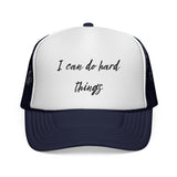 I Can Do Hard Things Trucker Hat — Motivational Mesh Cap