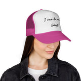 I Can Do Hard Things Trucker Hat — Motivational Mesh Cap