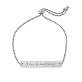 "I can do hard things" Inspirational Bracelet
