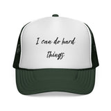 I Can Do Hard Things Trucker Hat — Motivational Mesh Cap