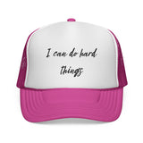 I Can Do Hard Things Trucker Hat — Motivational Mesh Cap