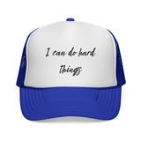 I Can Do Hard Things Trucker Hat — Motivational Mesh Cap