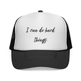 I Can Do Hard Things Trucker Hat — Motivational Mesh Cap